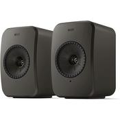 Kef LSX LT Wireless Bookshelf Speaker Pair Graphite Grey