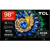 TCL 98A400M-UK 98" QD-MINI LED TV - Black image