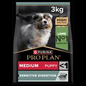 PRO PLAN Medium Puppy Sensitive Digestion – Lamb (3kg)