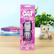 Cat Reading Light &amp; Bookmark