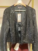 Esqualo Black Sequence Cardigan