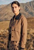 Marc Aurel Cropped Faux leather Jacket