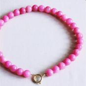 Natural Stone Bead Bracelet Peach image