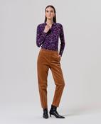 Surkana Corduroy chino trousers Toffee