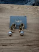 Cosmos Barroque pearl hoop earrings image