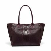 LOLA Leather Burgundy Bag