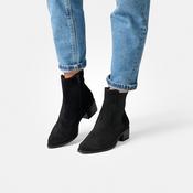 Paul Green K10 Black Suede Chelsea Boots image