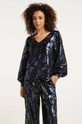 Smashed Lemon Purple Sparkle Blouse