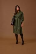 Culture Antoinett 3/4 Sleeve Dress Burnt Olive image