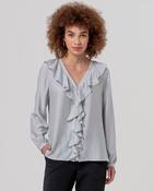 Surkana Blouse with front ruffles