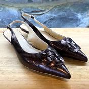 Babouche K9 Sadie Slingback Dark Brown