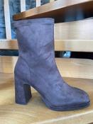 Lodi I8 Brown Suede High Heels Boots