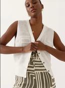 Artlove Ethalia Cream Gilet