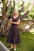 Fly Girl Brown Dress