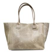Leather Taupe Bag image