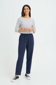 Fransa Aurora Straight Leg navy Trousers