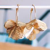 Fine Earrings Flower Leaves image