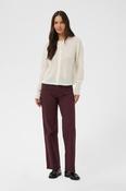 Kaffe Brook HW Reg Fit Full Length Jeans Twill Fudge Red image