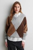 Second Female Forca Knit Light Grey Melange image