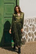 Traffic People Gracie Skirt Green image