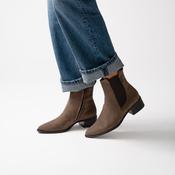 Paul Green K11 Brown Soft Suede Ankle Boot image