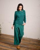 Pretty Vacant Forest Green Cord Trousers image