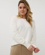 Esqualo Knit With Studs Off-White