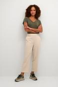 Kaffe Sakura HW Cropped Pants Antique White image