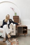 Walnut Rise Locker/Side Table