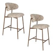 Claes Multicoloured Counter Stool Set