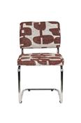 Zuiver Red Ridge Deco Symbols Chair