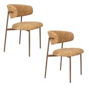 Claes Ochre Green Dining Chairs Set image