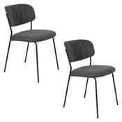 Jolien Black Leg Chairs Set image