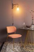 Pink &amp; Gold Leg Jolien Chairs Set