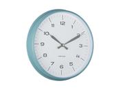 Misty Blue Modern Factory Wall Clock