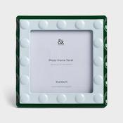 Blue Square Facet Photo Frame image