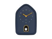 Dark Blue Modern Doggy Wall Clock