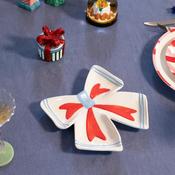 White Ribbon Plate