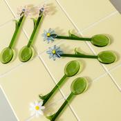 &amp;K Flora Blue Spoon Set image