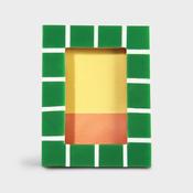 &amp;K Small Green Check Frame image