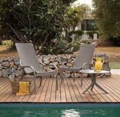 Nardi Tortora 'Net Lounge' Chairs &amp; Rosa Cushions Set image