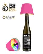 Neon Pink Rechargeable Bottle Top Light
