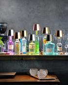 Metallic Rechargeable Bottle Top Lights