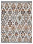Ikat Diamond Brown Blanket