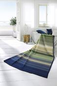 Ombre Stripe Green Blanket