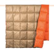Beige &amp; Orange Garment Throw