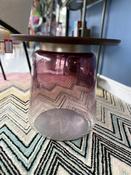 SALE Ex-Display Glass &amp; Wood Side Table