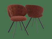 Chair Set Nottingham Plush Material