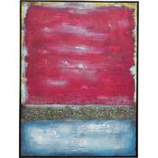 Vista Red Canvas Painting
