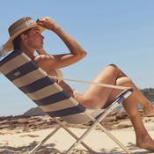 Marine Stripe Sun Chair